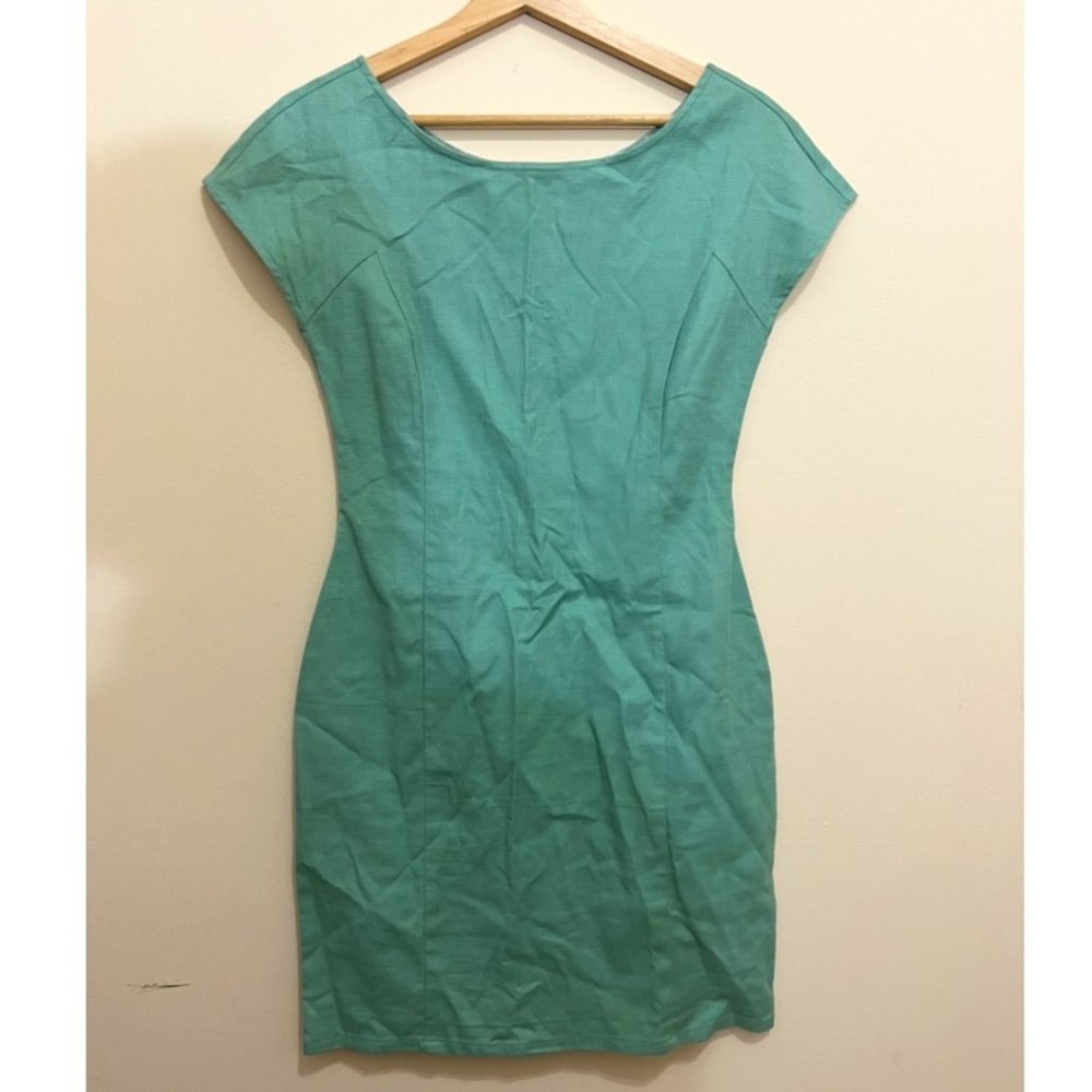 In god we trust IGWT mint green shift dress XS
